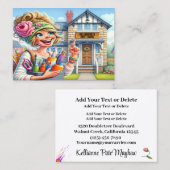 Ihre bezaubernde Serie Visitenkarte (Vorne/Hinten)