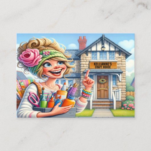 Ihre bezaubernde Serie Visitenkarte (Vorderseite)