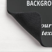 Ihre Bild- oder Hintergrundfarbe. Ihr Textausschni Mousepad (Ecke)