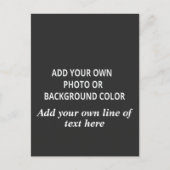 Ihre Bild- oder Hintergrundfarbe. Ihr Textausschni Postkarte (Vorderseite)