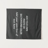 Ihre Bild- oder Hintergrundfarbe. Ihr Textausschni Wandteppich (Vorderseite (Horizontal))