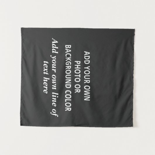 Ihre Bild- oder Hintergrundfarbe. Ihr Textausschni Wandteppich (Vorderseite (Horizontal))