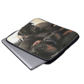 IHRE BILD personalisierten Laptop-Hüllen Laptopschutzhülle (Vorne Knopf)