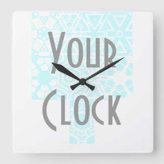 Ihre Bilduhr Quadratische Wanduhr