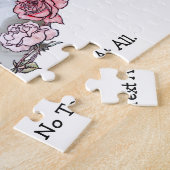 Ihre Blume für Foto und Text / Blumen-Rose Puzzle (Seite)