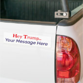 Ihre Botschaft an Trump Autoaufkleber (Auf Lkw)