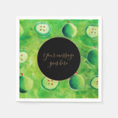 Ihre Botschaft Apple Orchard Serviette (Vorderseite)