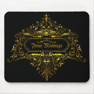 Ihre Botschaft Emblem2A-Maus Mousepad