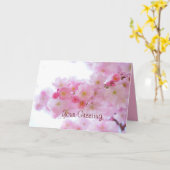 Ihre Botschaft in diesem Kirschblossom Karte (Gelbe Blume)