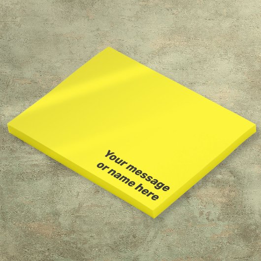 Ihre Botschaft lebhaft hellgelb Post-it Klebezettel