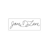 Ihre Briefmarke zur Selbstfärbung Ihrer Unterschri Permastempel (Design)