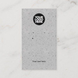 Ihre Business Logo Kraft Grau Earring Display Card Visitenkarte