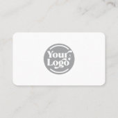 Ihre "Clean Simple White" QR-Code-Visitenkarte Visitenkarte (Rückseite)