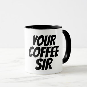 IHRE COFFEE SIR Tasse für Ehemann oder Freund