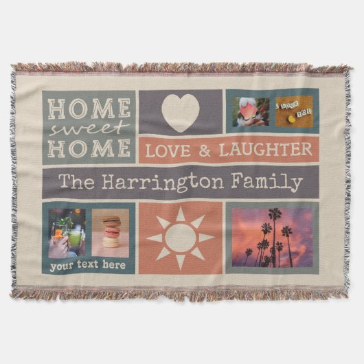 IHRE Collagenschablone Throwdecke der FOTOS Decke (Vorderseite)