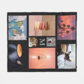 IHRE Collagenschablonen-Fleecedecke der FOTOS Fleecedecke (Vorderseite (Horizontal))