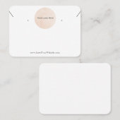 Ihre Combo-Grafikkarte für das Logo mit der Kette Visitenkarte (Vorne/Hinten)