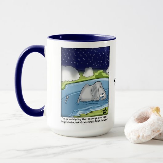 Ihre Combo-Tasse im Alter Tasse (Mit Donut)