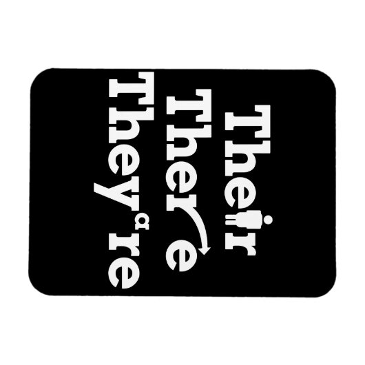 "Ihre, da, sie sind." Magnet (Horizontal)