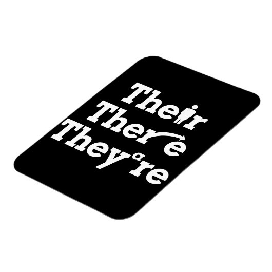 "Ihre, da, sie sind." Magnet (Linke Seite)