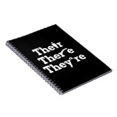 "Ihre, da, sie sind." Notizblock (Rechte Seite)