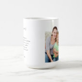 Ihre Definition der Mama Personalisiert Foto Tasse (Mittel)