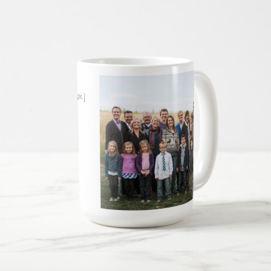 Ihre Definition von Großraum Personalisiertes Foto Kaffeetasse (VorderseiteRechts)