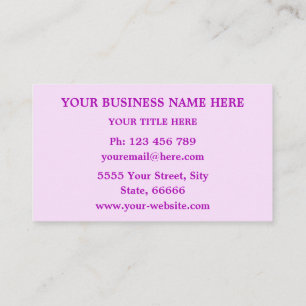 Ihre Design-Werbebusinesskarte Farbe wählen Visitenkarte