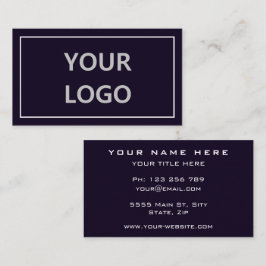 Ihre Design-Werbegeschenkkarte wählen Sie Farbe Visitenkarte