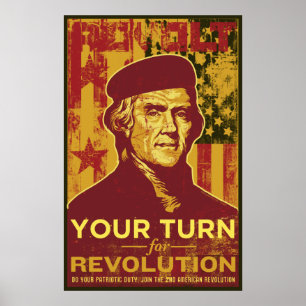 Ihre Drehung für Revolutions-Plakat Poster