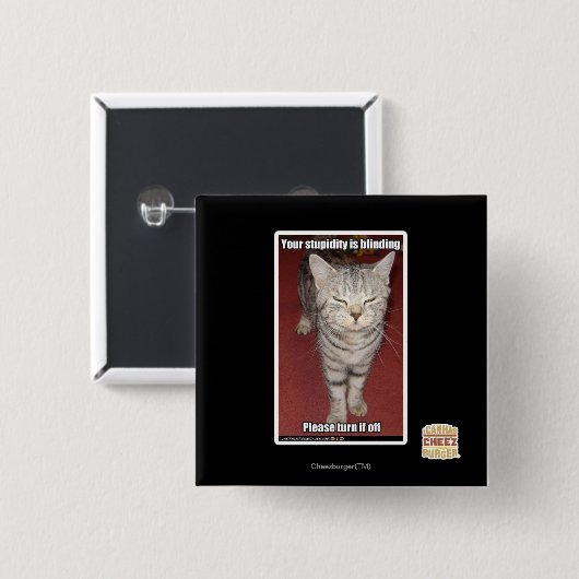 Ihre Dummheit macht 2 blind Button (Vorne & Hinten)