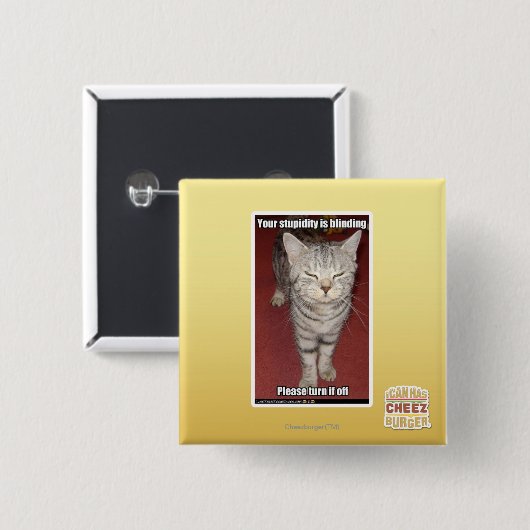 Ihre Dummheit macht 2 blind Button (Vorne & Hinten)