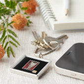 Ihre Dummheit macht 2 blind Schlüsselanhänger (Seite)