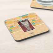 Ihre Dummheit macht 2 blind Untersetzer (Linke Seite)