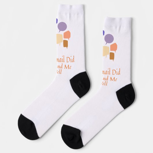 Ihre E-Mail fand mich nicht wohl Socken (Linkes Detail)