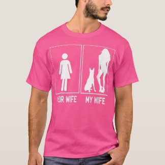 Ihre Ehefrau Meine Ehefrau Belgisch Malinois Funny T-Shirt