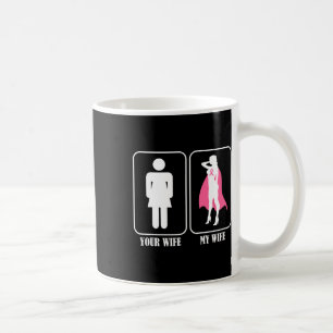 Ihre Ehefrau Meine Ehefrau trägt das Brustkrebsbew Kaffeetasse