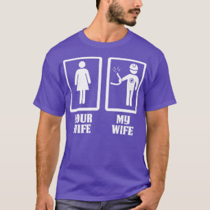 Ihre Ehefrau My Electrical Ehefrau Proud Electrici T-Shirt