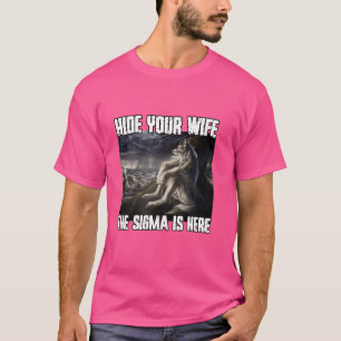 Ihre Ehefrau Sigma Funny Cringe Alpha Werewolf W T-Shirt
