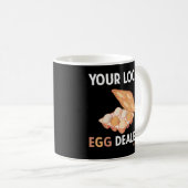 Ihre Eierhändlerfarm Frischeier Landwirtschaft Kaffeetasse (VorderseiteRechts)