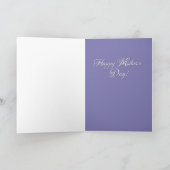 Ihre eigene Art der schönen Mops-Karte der Mutter Karte (Innenseite)