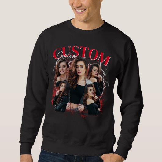 IHRE EIGENE Bootleg-Idee hier, Bootleg-Tee Sweatshirt (Vorderseite)