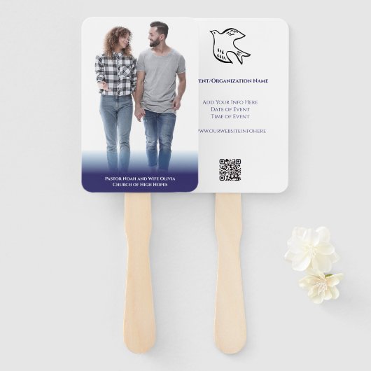 Ihre eigene Foto Fächer (Vorne und Hinten)