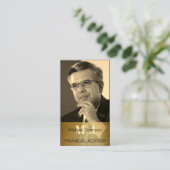 Ihre eigene Foto-Finanzberatung Visitenkarte (Stehend Vorderseite)