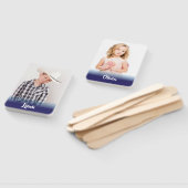 Ihre eigene Foto Monogram Bride Groom Wedding Fächer (Non-assembled)