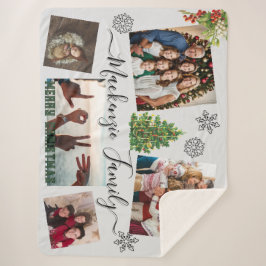 ✨ Ihre eigene, individuelle CHRISTMAS-Familie abwä Sherpadecke