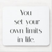 Ihre eigene Limits-Maus-Pad Mousepad (Vorne)