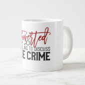 Ihre eigene Riesenkaffee-Tasse behalten oder zu er Jumbo-Tasse (Vorderseite Rechts)