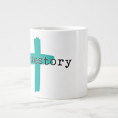 Ihre eigene Riesenkaffee-Tasse behalten oder zu er Jumbo-Tasse (Vorderseite Rechts)