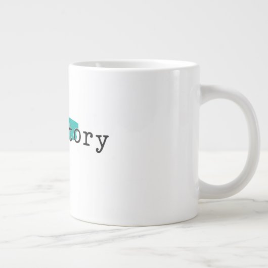 Ihre eigene Riesenkaffee-Tasse behalten oder zu er Jumbo-Tasse (Rechts)